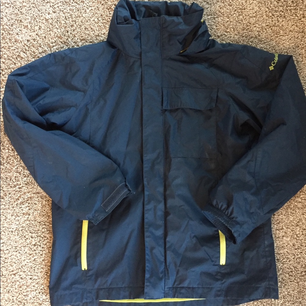 Columbia waterproof jacket boys 14/16